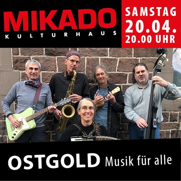 Ostgold ist ein Karlsruher Quintett, das in verschiedenen Besetzungen die musikalischen Welten aus Europas Wildem Osten erkundet. www.ostgold.net #tango #balkan #akkordeon #konzert #veranstaltung #karlsruhe